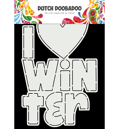 470.784.177 - Dutch DooBaDoo - Card I love winter