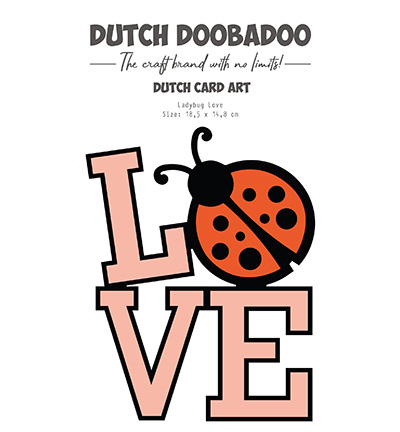 470.784.212 - Dutch DooBaDoo - Card-Art Ladybug Love
