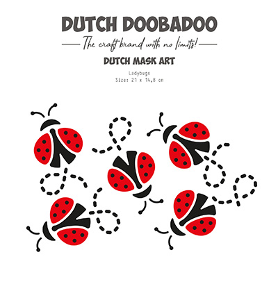 470.784.213 - Dutch DooBaDoo - Mask-Art Ladybugs