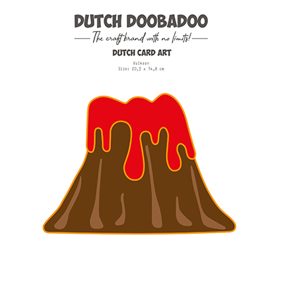 470.784.232 - Dutch DooBaDoo - Card-Art Vulkaan