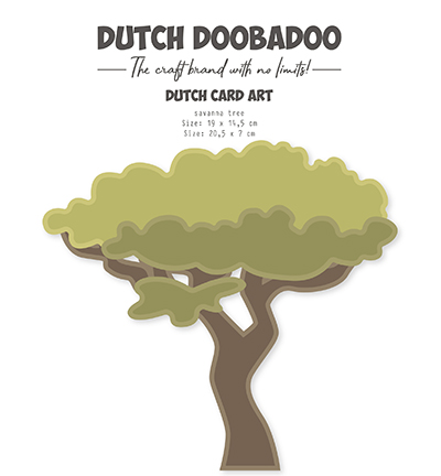 470.784.237 - Dutch DooBaDoo - Card Art Savannah Tree