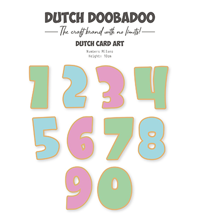 470.784.265 - Dutch DooBaDoo - Card-Art Numbers 0-9
