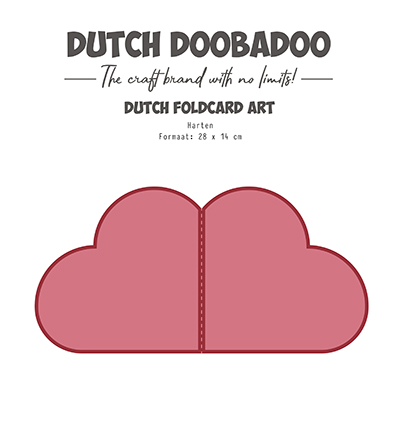 470.784.278 - Dutch DooBaDoo - Fold Card-Art Hearts