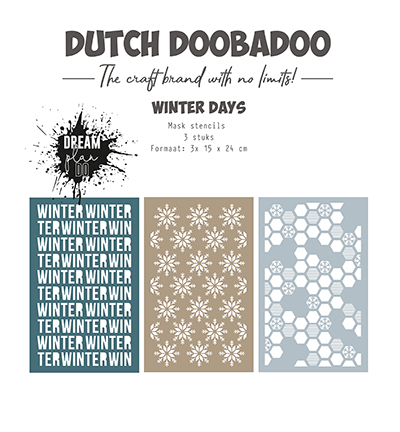470.784.282 - Dutch DooBaDoo - Stencils Winter days