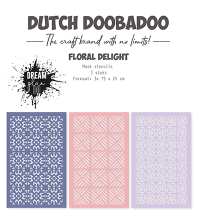 470.784.307 - Dutch DooBaDoo - Mask art Floral delight