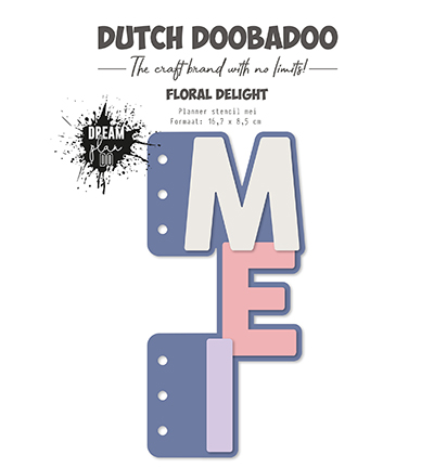 470.784.308 - Dutch DooBaDoo - Planner stencil Mei