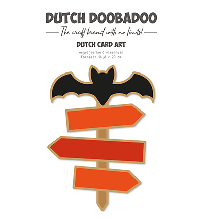 470.784.335 - Dutch DooBaDoo - Card Art Bord Vleermuis