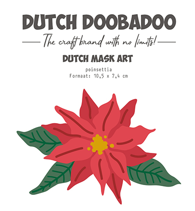 470.784.340 - Dutch DooBaDoo - Mask Art Poinsettia Stencils