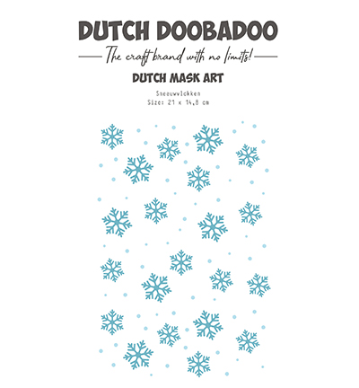 470.784.344 - Dutch DooBaDoo - Mask art Sneeuwvlokken