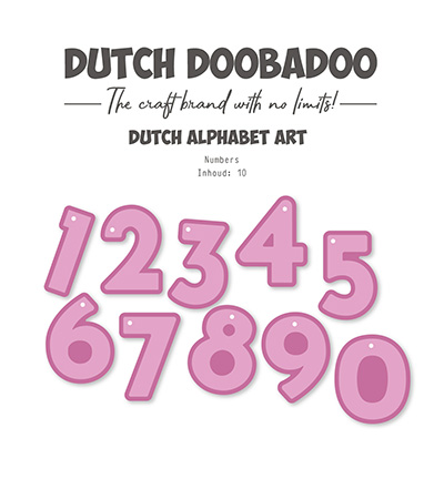 470.784.347 - Dutch DooBaDoo - Dutch Alphabet art Numbers