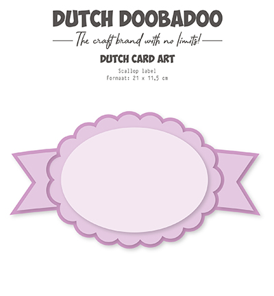 470.784.368 - Dutch DooBaDoo - Card art Scallop label