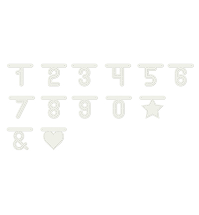470.990.111 - Dutch DooBaDoo - Stencil Numbers
