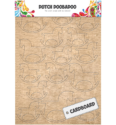 472.309.006 - Dutch DooBaDoo - Cardboard Art Rocking Horse