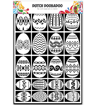472.948.018 - Dutch DooBaDoo - Paper Art A5 Eastern Eggs