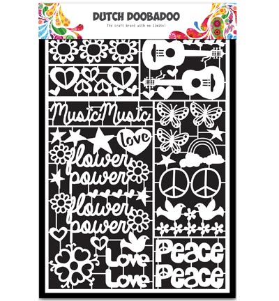 472.948.032 - Dutch DooBaDoo - Paper Art Flower Power