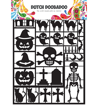 472.950.001 - Dutch DooBaDoo - Dutch Paper Art Black Halloween