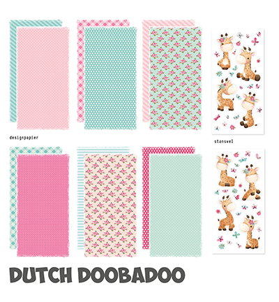 473.005.009 - Dutch DooBaDoo - Crafty Kit Slimline Giraffe