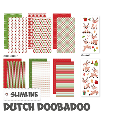 473.005.013 - Dutch DooBaDoo - Crafty Kit Slimline Oh Deer