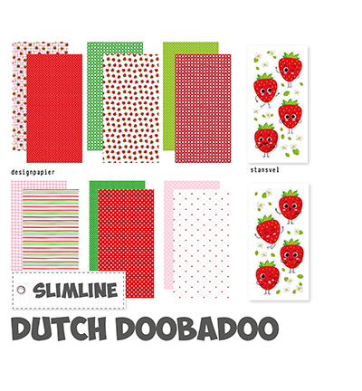 473.005.014 - Dutch DooBaDoo - Crafty Kit Slimline Berry sweet
