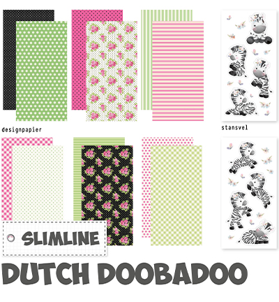 473.005.016 - Dutch DooBaDoo - Crafty Kit Slimline Zebra