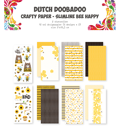 473.005.019 - Dutch DooBaDoo - Crafty Kit Slimline Bee