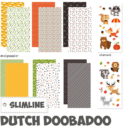 473.005.026 - Dutch DooBaDoo - Crafty Kit Slimline Woodland animal