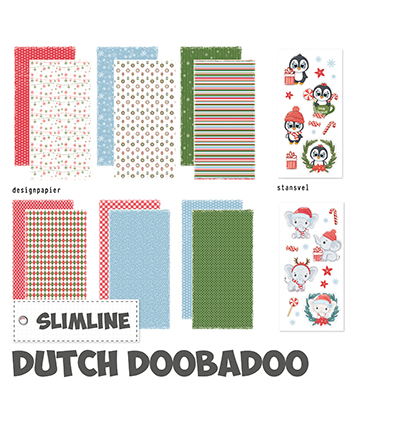 473.005.032 - Dutch DooBaDoo - Crafty Kit Slimline tis the season