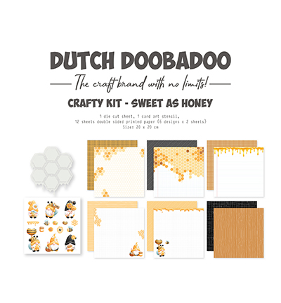 473.005.036 - Dutch DooBaDoo - Crafty Kit Honingzoet