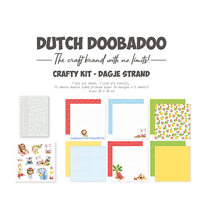 473.005.047 - Dutch DooBaDoo - Crafty Kit Journée à la plage