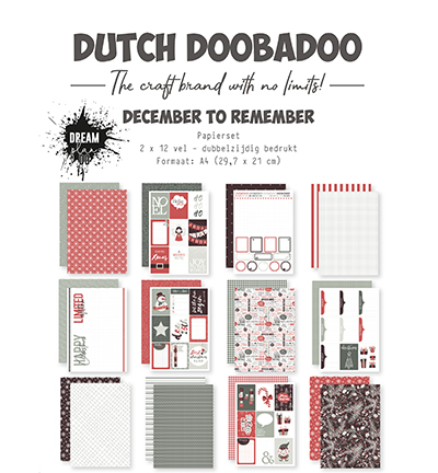 473.005.052 - Dutch DooBaDoo - Papier December to remember