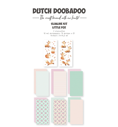 473.005.054 - Dutch DooBaDoo - Crafty Kit Slimline Little Fox