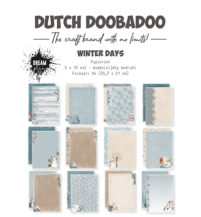 473.005.055 - Dutch DooBaDoo - Design papier Winter days