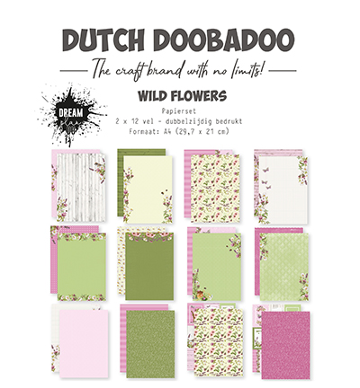 473.005.058 - Dutch DooBaDoo - Papier Wild Flowers