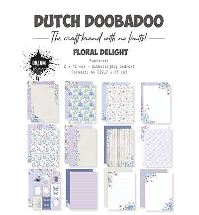 473.005.061 - Dutch DooBaDoo - Designpapier Floral Delight
