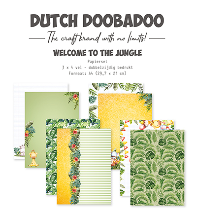 473.005.062 - Dutch DooBaDoo - Designpapier Welcome to the Jungle