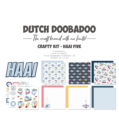 473.005.063 - Dutch DooBaDoo - Craftykit Haai Five