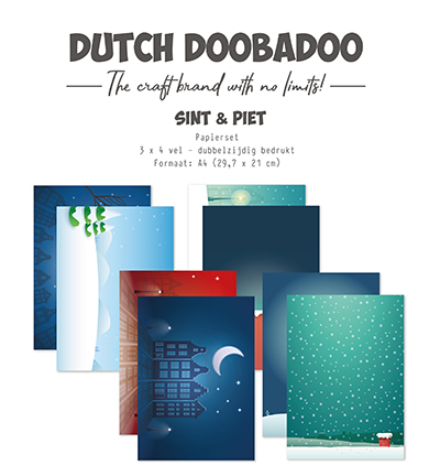 473.005.071 - Dutch DooBaDoo - Designpapier Sint en Piet