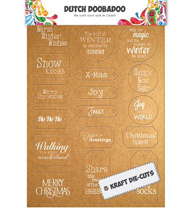 474.007.004 - Dutch DooBaDoo - Dutch Label Art Xmas - Dutch Label Art