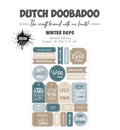 474.007.023 - Dutch DooBaDoo - Stansvel Winter days