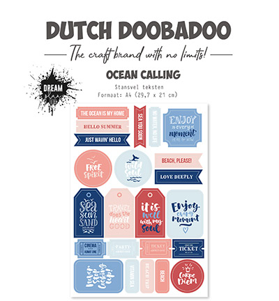 474.007.030 - Dutch DooBaDoo - F. prédécoupéel Ocean Calling textes