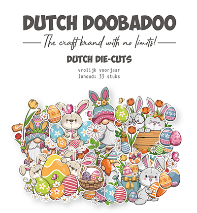 474.007.031 - Dutch DooBaDoo - Stansjes Voorjaar 33 pcs