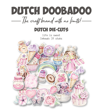 474.007.038 - Dutch DooBaDoo - Die-Cuts Life is Sweet 1