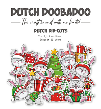 474.007.040 - Dutch DooBaDoo - Die-Cuts Vrolijk Kerstfeest