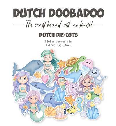 474.007.041 - Dutch DooBaDoo - Die-Cuts Kleine zeemeermin