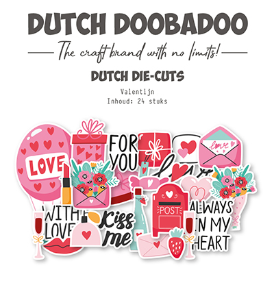 474.007.054 - Dutch DooBaDoo - Die-cuts Valentine