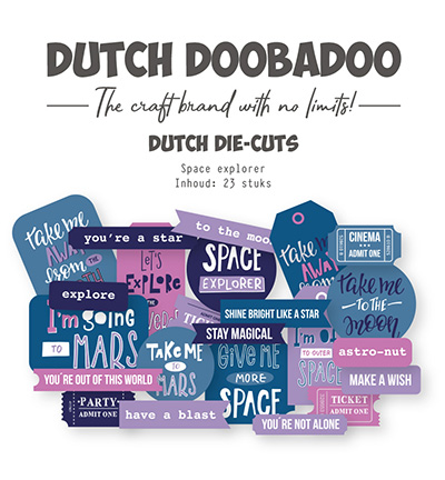 474.007.061 - Dutch DooBaDoo - Die-cuts Space explorer