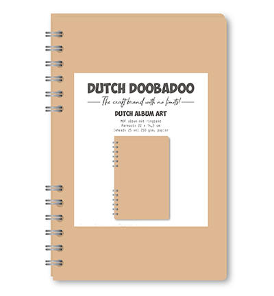 474.300.010 - Dutch DooBaDoo - MDF Art Journal Notebook