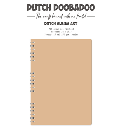 474.300.012 - Dutch DooBaDoo - MDF Art Journal Notebook