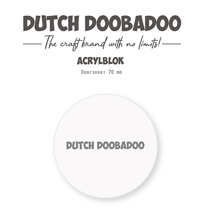 476.125.002 - Dutch DooBaDoo - ATC Acrylic Block Circle