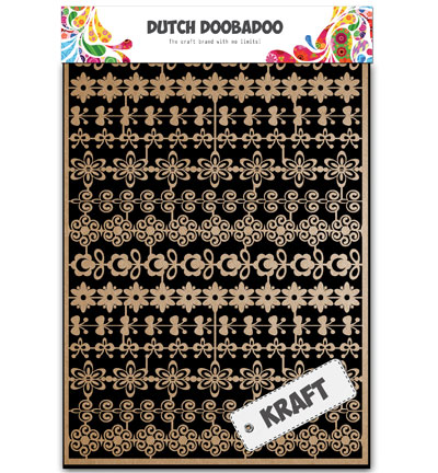 479.002.002 - Dutch DooBaDoo - Dutch Craft Art Flower border